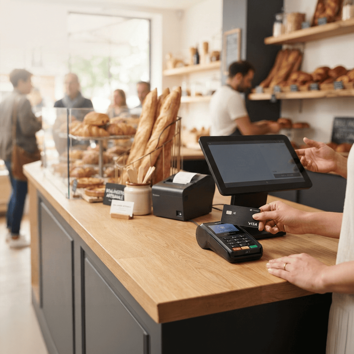 Commerçant accompagné par Walpi pour l'équipement de son point de vente en Saône-et-Loire